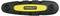 Poignée de multi-outils Stanley noir et jaune avec logo distinctif au centre.
