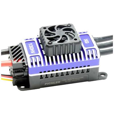 Régulateur électronique de vitesse avec dissipateur thermique et ventilateur, numéro de modèle 130A, marqué 'PICHLER', pour modèles télécommandés.