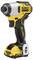 Un perceuse-visseuse à percussion jaune et noir avec poignée ergonomique et logo DeWalt. Compatible avec les batteries 12V. Idéal pour les projets de bricolage.