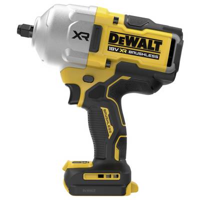 Visseuse à choc sans fil DeWalt, modèle XR 18V, design sans balais, principalement jaune et noir, adapté aux travaux de bricolage et de construction.