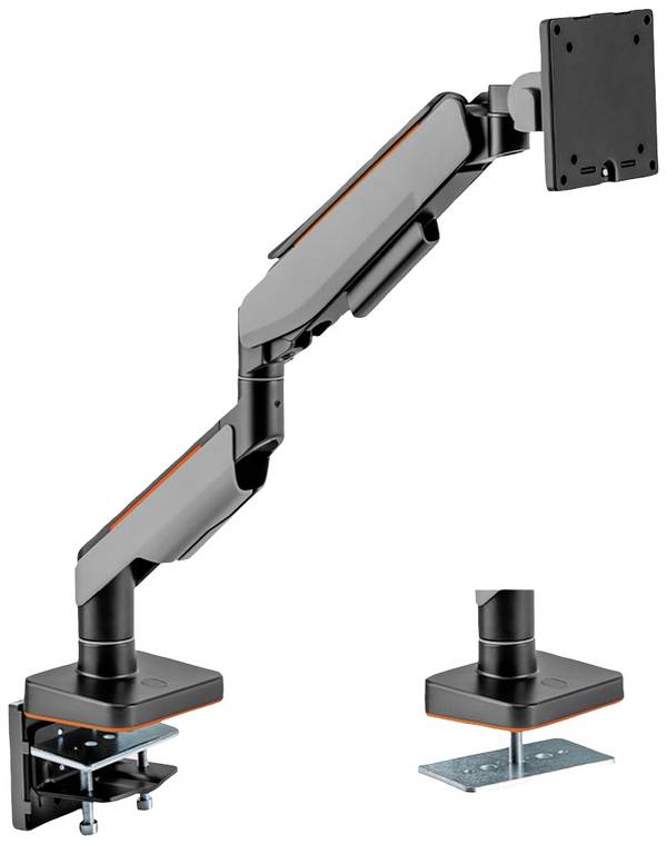 <br>  Roline<br>  <br>  <br>  Support de table pour écran<br>  1 Écran(s)<br>  43,2 cm (17") - 124,5 cm (49")<br>  multicolore<br>  réglable en hauteur<br>