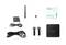 Ensemble Mini-PC ZOTAC ZBOX : Antenne Wi-Fi, adaptateur réseau, câble d'alimentation, clé USB, manuel, kit de montage VESA et ZBOX inclus.
