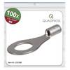Quadrios 23C498 Cosse à oeillet Section max.=1.5 mm² Ø du trou=6.5 mm non isolé 100 pc(s)