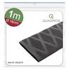 Quadrios 23CA218 Gaine thermorétractable sans colle noir 18 mm 9 mm Taux de retreint:2:1 1 m