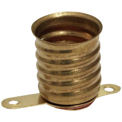 Cylindre métallique nervuré avec base plate, probablement un élément d'un composant mécanique ou électronique.