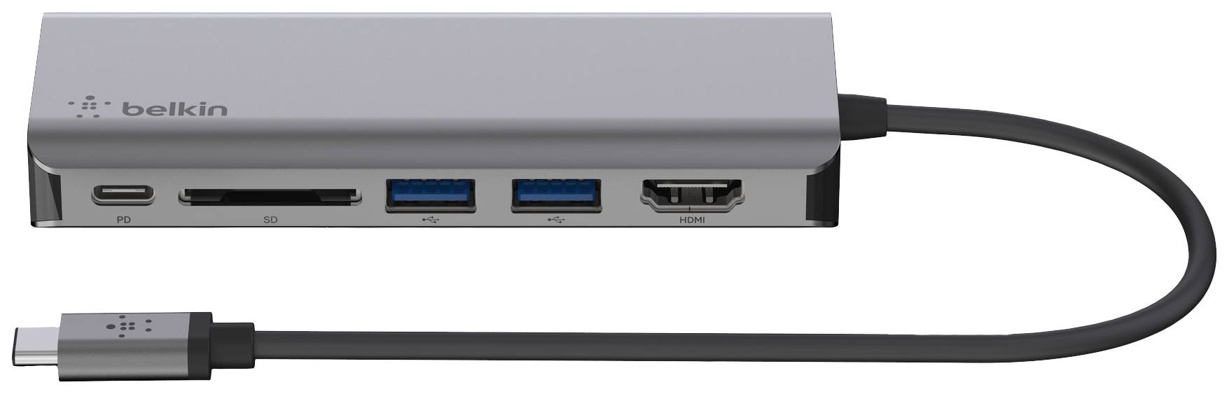 Belkin Station d'accueil USB-C® AVC008btSGY Convient pour les marques: universel lecteur de cartes intégré-1