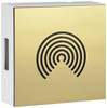 Grothe 46025 Gong 80 dBA blanc, laiton