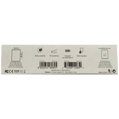 Tucano, Stylus, stylet pour tous les iPads, Argent-3