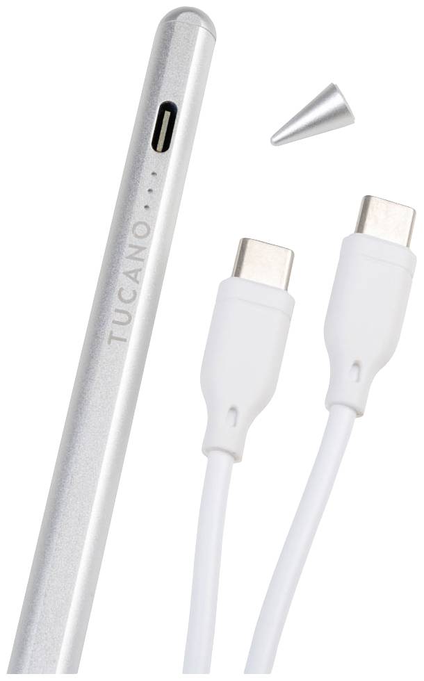 Tucano, Stylus, stylet pour tous les iPads, Argent-4