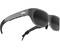 Lunettes VR noires à monture épaisse. Sur les branches est inscrit 'Lenovo'.