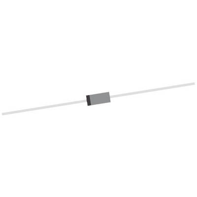Cylindre gris sur une tige blanche, représenté en diagonale, en tant que composant d'éléments électroniques ou de composants de circuit.