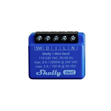 Shelly Shelly 1 Mini Gen3  Actionneur de commutation  Wi-Fi, Bluetooth