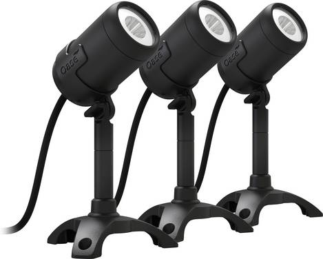 Oase 87501 Eclairage pour étang jeu de 3 CEE: G (A - G) LED 4 W noir