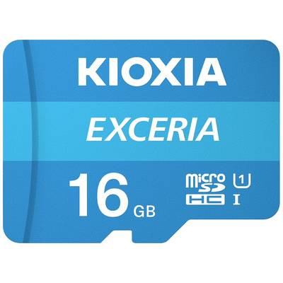 Kioxia EXCERIA Carte microSDHC  16 GB UHS-I résistance aux chocs, étanche