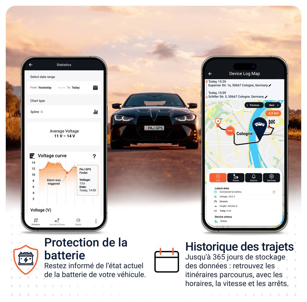 PAJ GPS VEHICLE FINDER 4G 2.0 Système de géolocalisation GPS traceur de véhicules noir 1 pc(s)-2