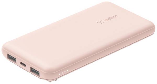 Belkin Batterie Powerbank (batterie supplémentaire) 10000 mAh  Li-Ion  rose