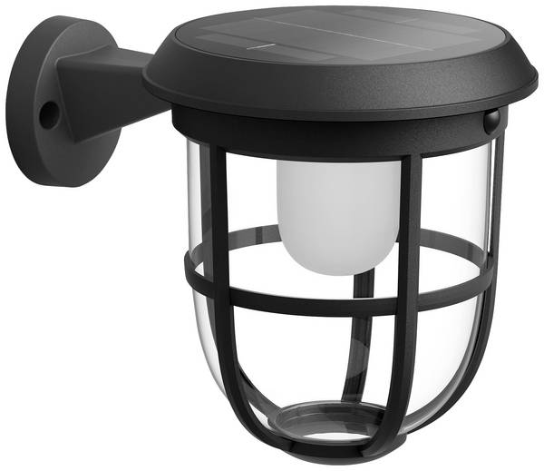 Philips LED Radii 8720169267176 Applique solaire extérieure avec détecteur de mouvement  LED  1.3 W noir