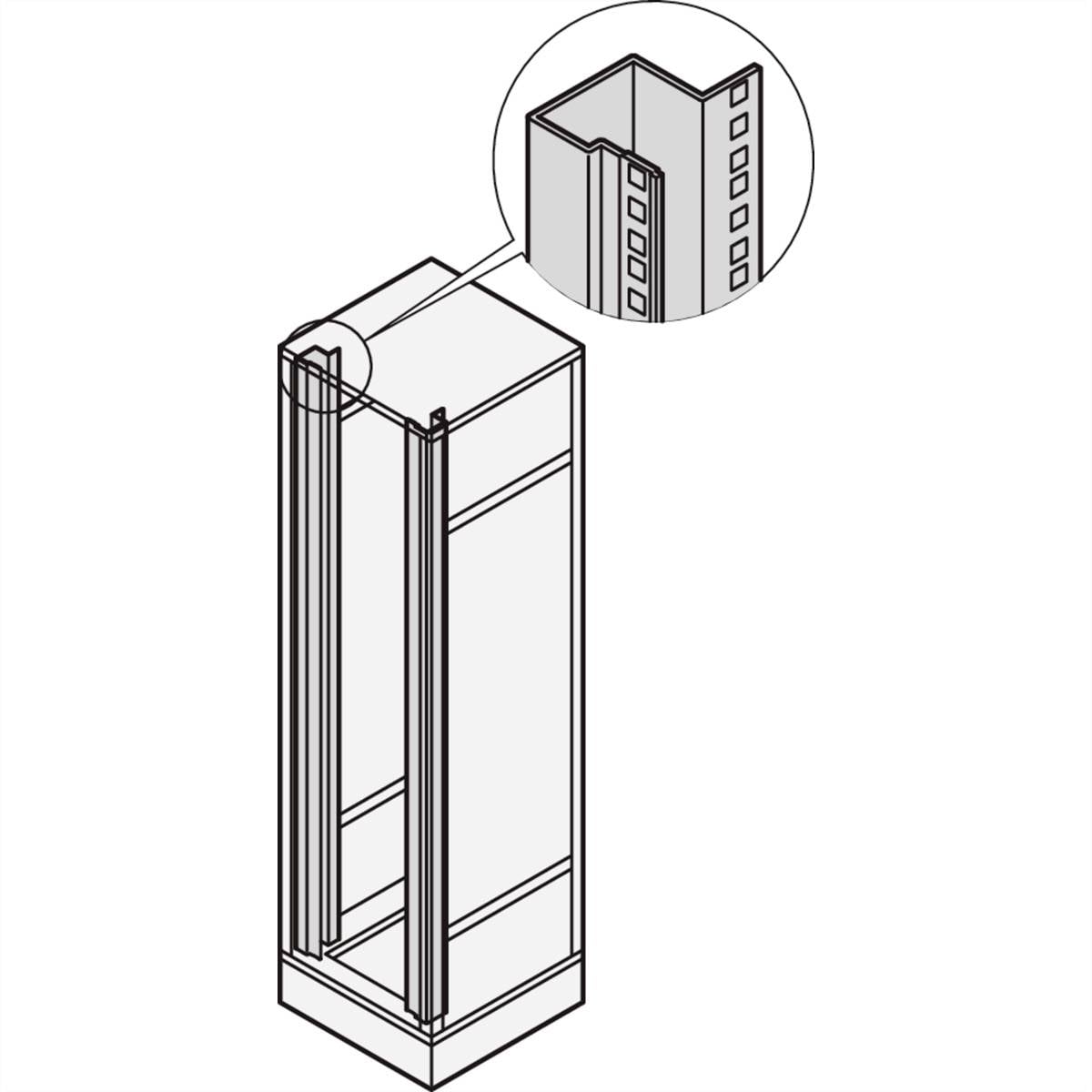 nVent SCHROFF 22117358 Profilé d'angle 1 pc(s)