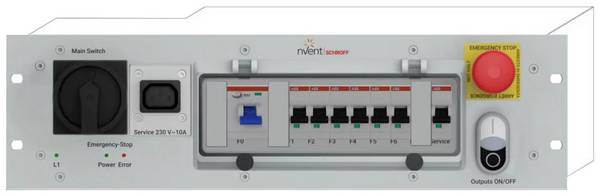 nVent SCHROFF Rack Safety Plus Unité de distribution électrique 19 pouces   1 pc(s)