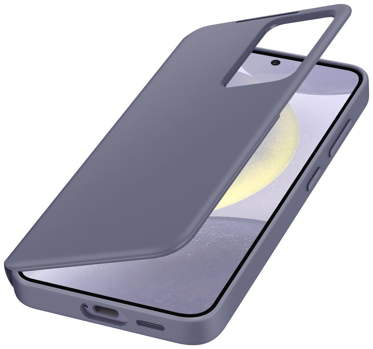 Samsung Smart View Wallet Étui portefeuille Samsung Galaxy S24 violet EF-ZS921CVEGWW-0