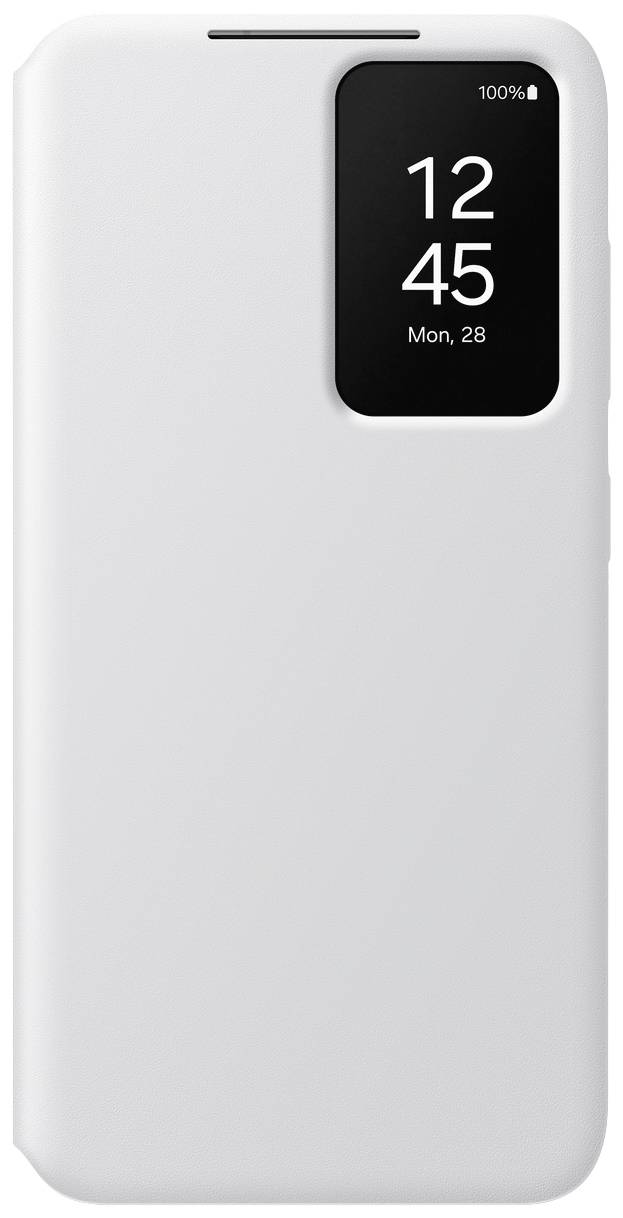 Samsung Smart View Wallet Étui portefeuille Samsung Galaxy S24 blanc résistant aux chocs EF-ZS921CWEGWW-1