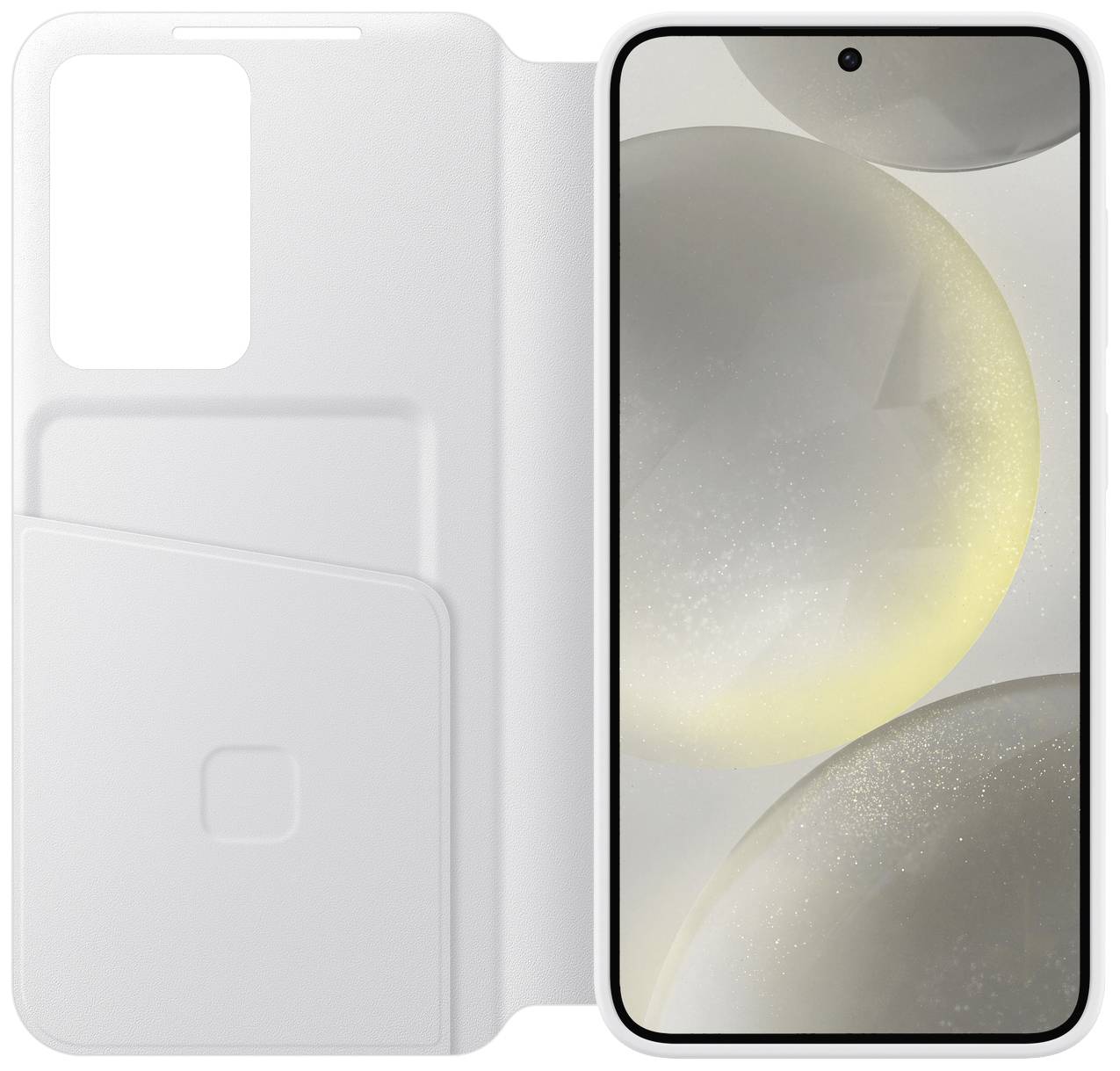 Samsung Smart View Wallet Étui portefeuille Samsung Galaxy S24 blanc résistant aux chocs EF-ZS921CWEGWW-2