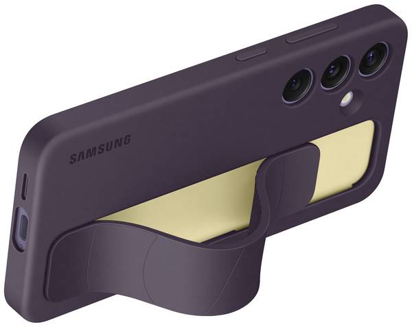 Samsung Standing Grip Coque arrière Samsung Galaxy S24 lilas fonction socle EF-GS921CEEGWW