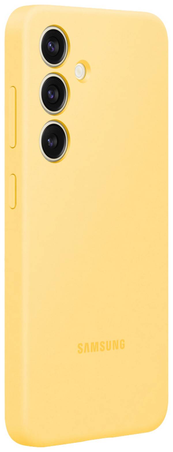 Samsung Silicone Coque arrière Samsung Galaxy S24 jaune résistant aux chocs EF-PS921TYEGWW