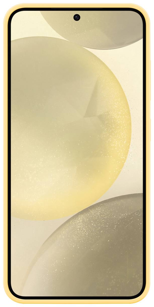 Samsung Silicone Coque arrière Samsung Galaxy S24 jaune résistant aux chocs EF-PS921TYEGWW-4