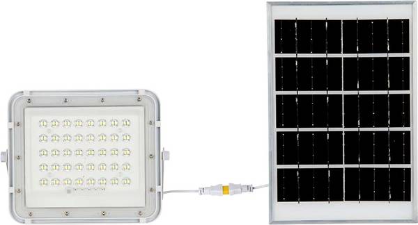 V-TAC VT-40W 7839 Projecteur d'éclairage LED, Panneau solaire 6 W Couleur d'éclairage (ampoule LED): blanc froid