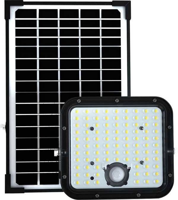 V-TAC VT-432 10311 Projecteur d'éclairage LED, Panneau solaire  30 W Couleur d'éclairage (ampoule LED): blanc froid