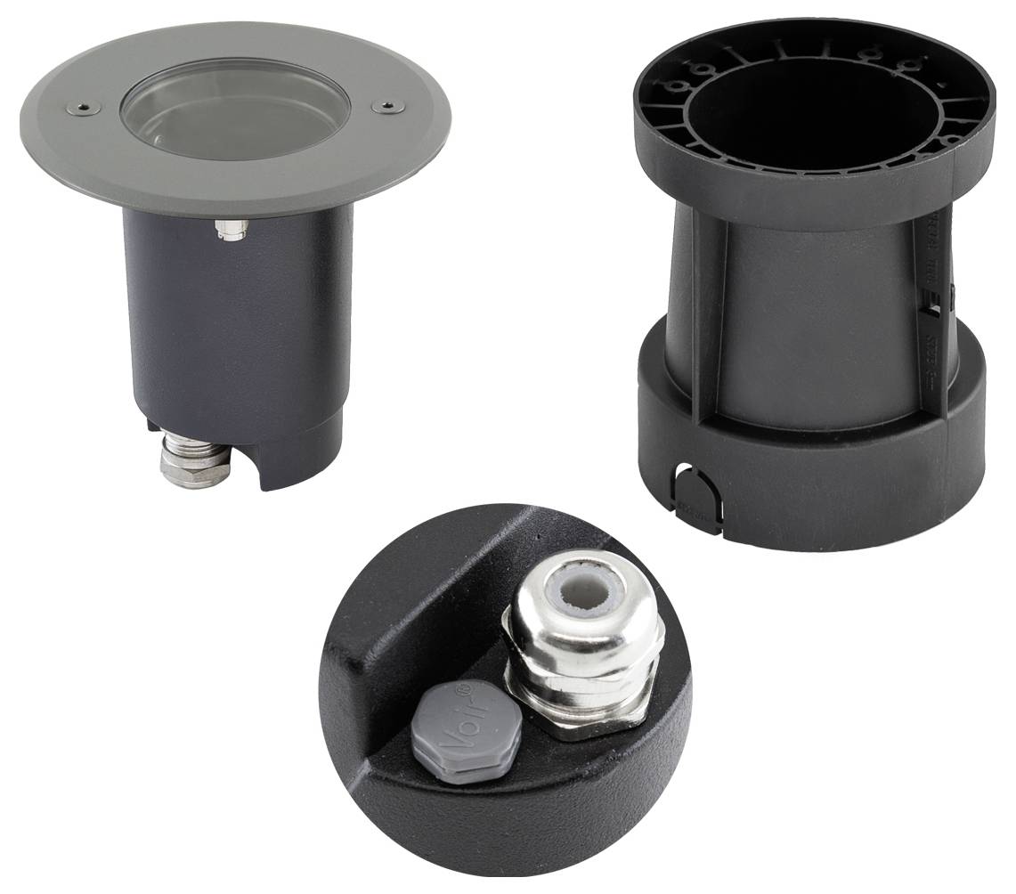 EVN 679235A 679235A Éclairage encastré dans le sol GU10 LED gris-1