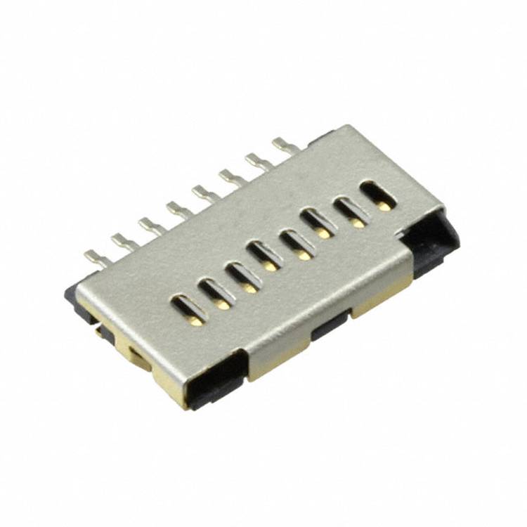 Molex Slot pour carte mémoire Nbr total de pôles 8 Pas: 1.1 mm 1051620001 1 pc(s) Bande sur bobine complète-0