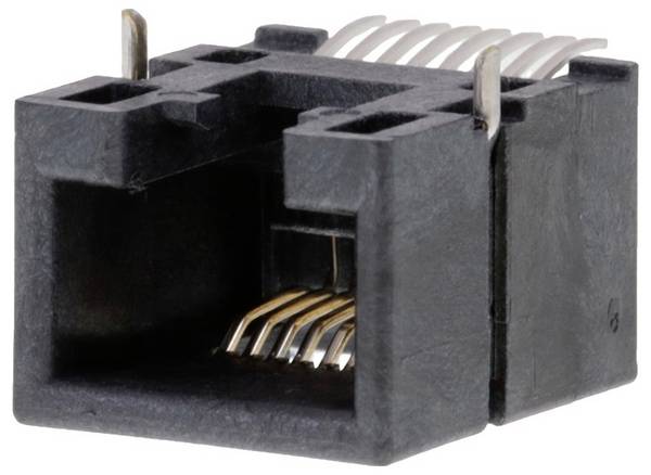 Molex Cat 3 Mod Jack/Plug 855025012 Femelle Nombre de pôles 8P8C noir 1 pc(s)