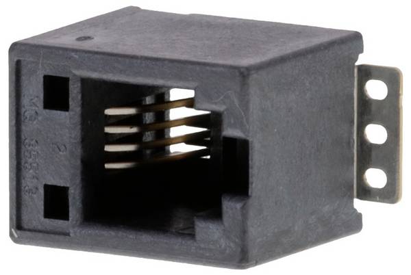Molex Cat 3 Mod Jack/Plug 855135004 Femelle noir 1 pc(s)