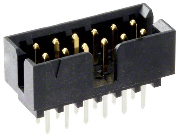 Molex 878311221 Embase mâle avec collerette de protection en métal Pas: 2.00 mm Nbr total de pôles: 12 Nbr de rangées: 2 1 pc(s) Tube
