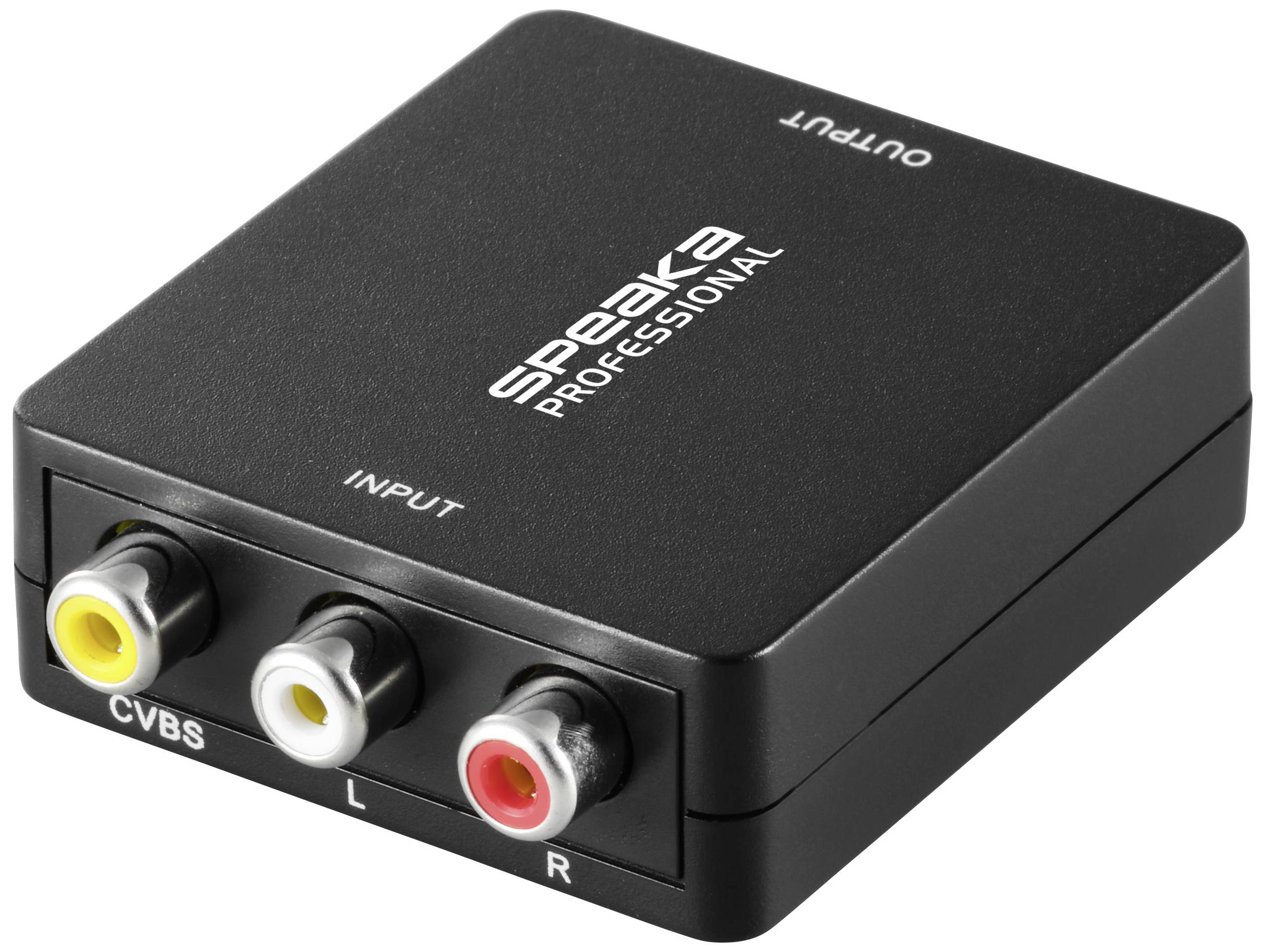 SpeaKa Professional SP-12170984 AV Converter RCA-HDMI 1920x1080 Pixel