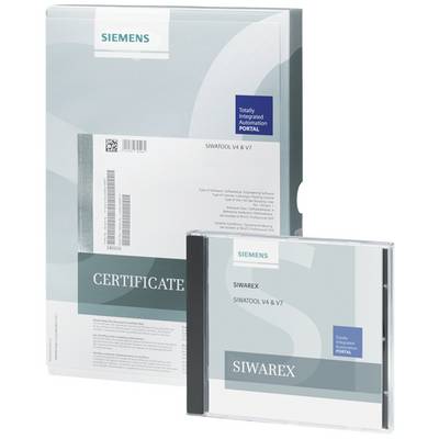 Ensemble de certificats 'SIEMENS' et CD logiciel 'SIWAREX' avec l'intitulé 'SIWATOOL V4 & V7'.