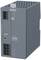 L'image représente un bloc d'alimentation Siemens SITOP PSU4200 en gris, conçu pour des applications industrielles, doté de plusieurs sorties et portant des étiquettes techniques.