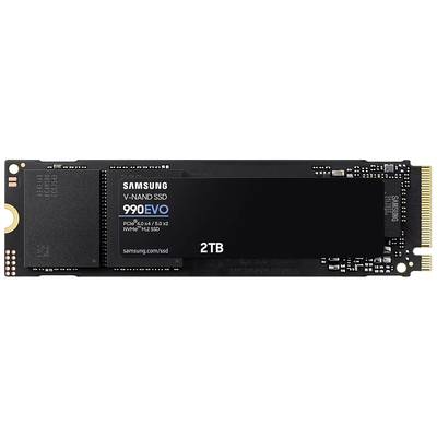 Samsung 990 EVO 2 TB SSD interne NVMe/PCIe M.2  M.2 NVMe PCIe 4.0 x4, M.2 NVMe PCIe 5.0 x2 au détail MZ-V9E2T0BW