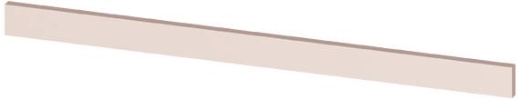Une longue planche étroite et rectangulaire en bois clair, représentée sous un angle oblique.