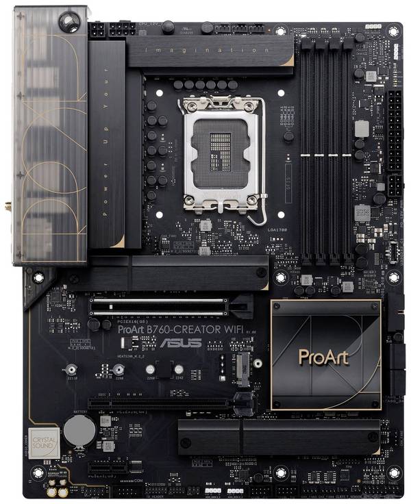 Asus PROART B760-CREATOR WIFI Carte mère Socket (PC) Intel® 1700 Facteur de forme (détails) ATX Chipset de la carte mère Intel® B760