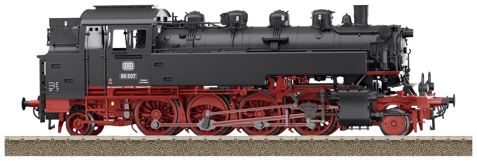 TRIX H0 25086 Locomotive à vapeur Tender BR 86.0-8 de la DB-1