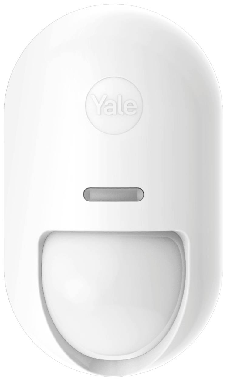 Un détecteur de mouvement blanc de Yale.