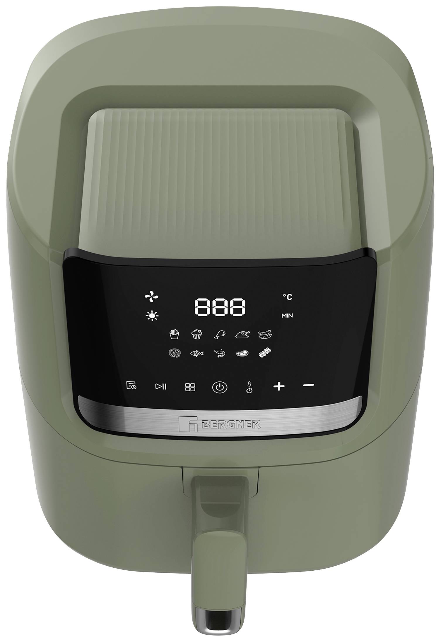 Bergner Friteuse à air chaud 6.5 l 1600 W revêtement anti-adhésif, boîtier Cool-Touch, protection contre la surchauffe, -2