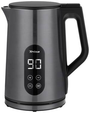 Trisa Digital Boil Bouilloire avec écran, présélection de la température anthracite Contenance: 1.7 l