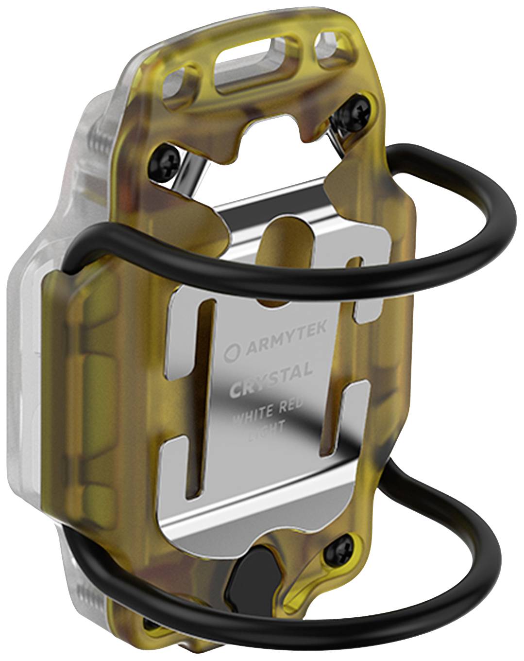 Accessoires d'alpinisme : Support léger pour appareil portable avec design robuste et sangles élastiques pour un maintien sécurisé.