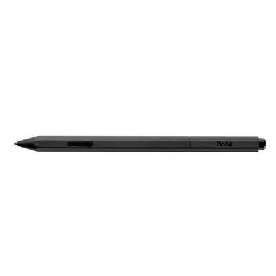 Un stylo noir portant l'inscription 'ProArt' sur le côté, posé horizontalement sur un fond blanc.
