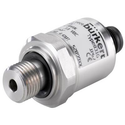 Capteur de pression de Bürkert, type 8311G, en acier inoxydable. Utilisé pour mesurer la pression dans les systèmes de tuyauterie.