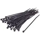 TRU COMPONENTS TC-BT-200-2.5-UVB Serre-câble 200 mm 2.5 mm noir stable aux intempéries et aux UV 100 pc(s)